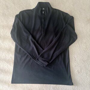 Bogner Fleece Mock Neck Half Zip Pullover Base Layer Lightweight Jacket